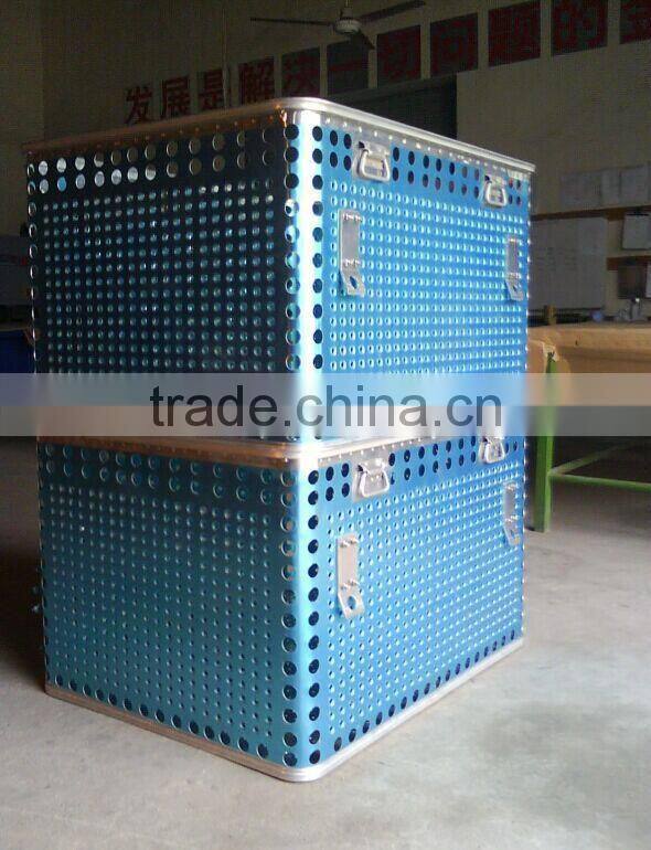 OEM Aluminum container, medical disinfection basket