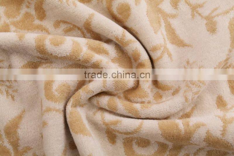 high quality cotton towel bath set with wreath pattern