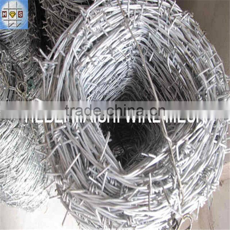 Green PVC Coated Barbed Wire