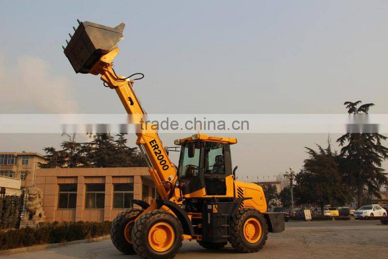 Everun brand telescopic arm wheel loader for sale Euroiii engine Rops&Fops