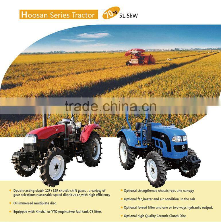 Direct factory price nice looking wheel tractor self-propelled corn reaper