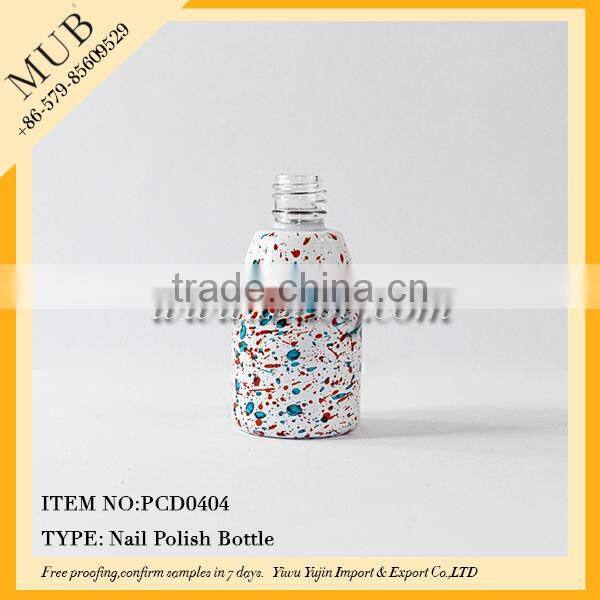 5/10/15/20ml UV "nail enamel" bottle with flower