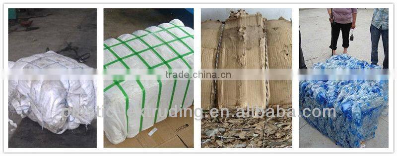 Good quality hydraulic Carton Clothes Bottle baling machine