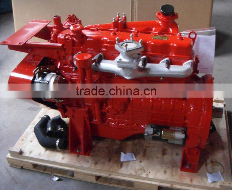 Fire fighting diesel engine with water cool or heat exchanger