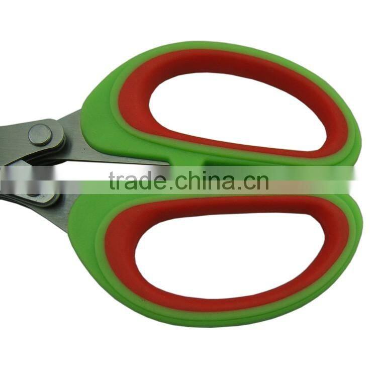 0200027 Practical 5 blades stainless steel pickle scissors