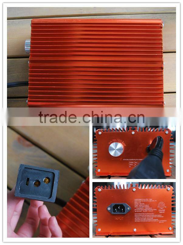 1000w grow lighting HID ballast/600w hydroponic digital ballst/400w electronic ballast without fan