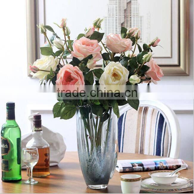 Home& wedding decoration silk rose flowers artificial flower