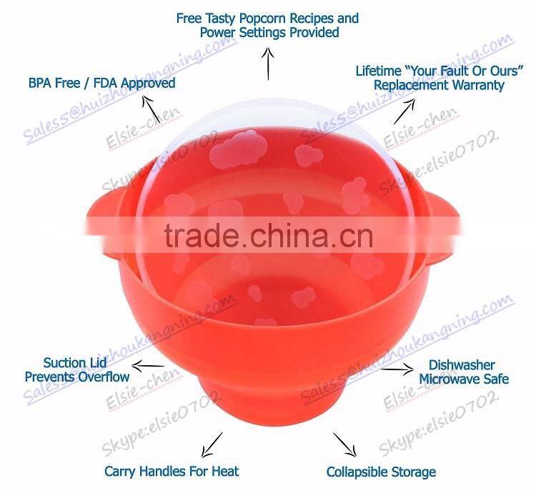 Hot sell Silicone puffed rice Silicone Collapsible puffed rice Maker