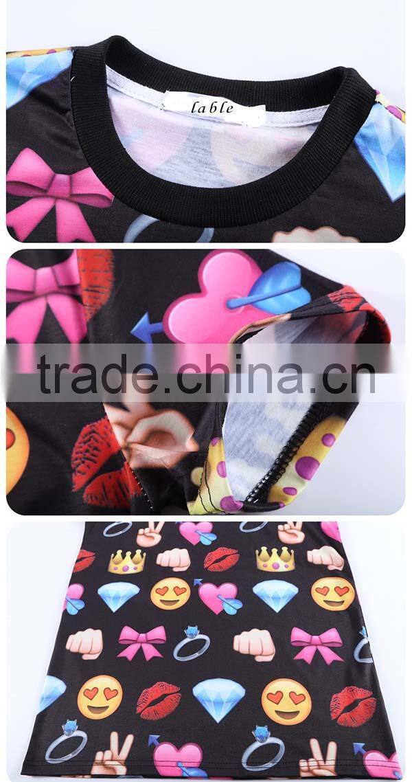 Emoji Cotton Custom T-Shirt Wholesale