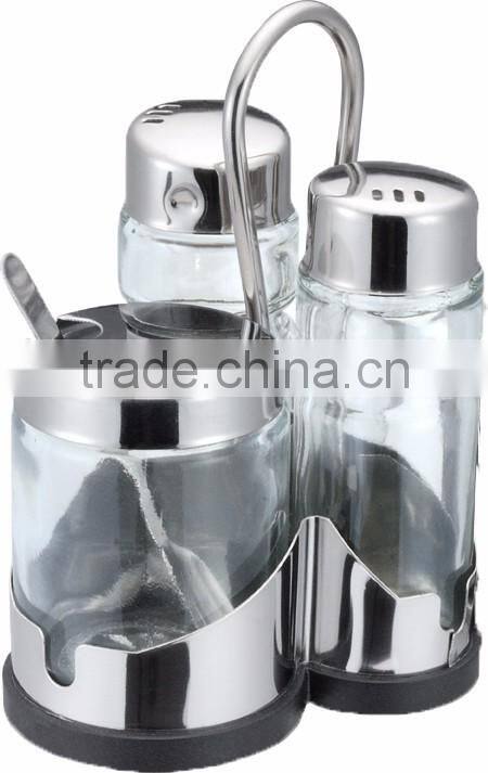 Wholesale Condiment Container, Curry Condiment Bottle,Stainless Steel Condiment Set