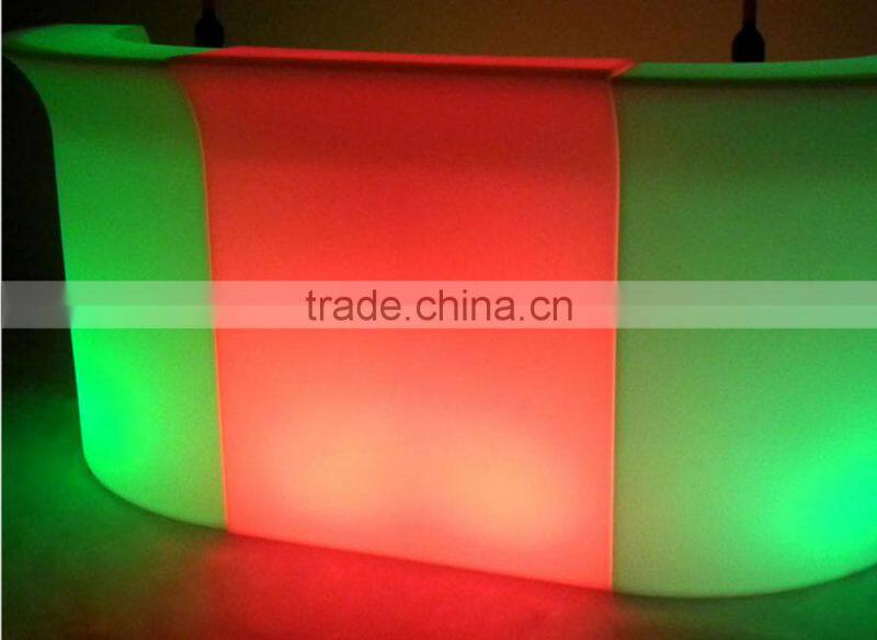 2017 Sigma16 colors change LED cheap curved commercial bar furniture for sale