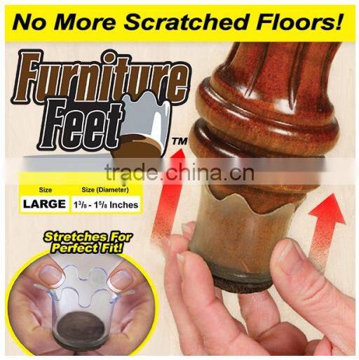 Furniture Boots, 8 Packs/table feet protectors/table feet cover/plastic furniture feet