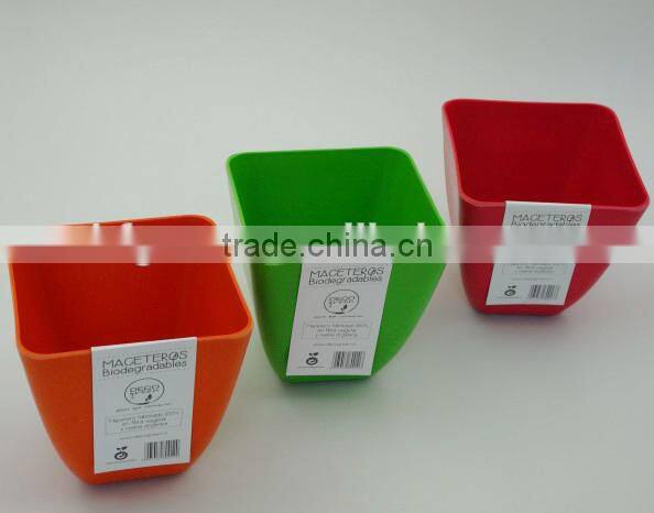 biodegradable compostable industry bamboo fiber planting pots