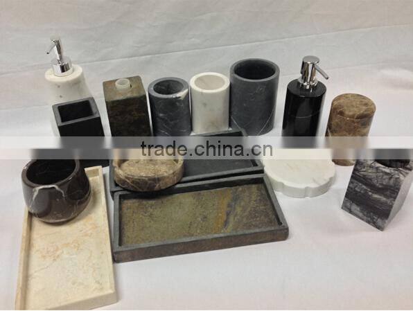 Luxury homewares kitchen supplies white marble coasters