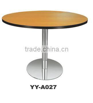 Morden MDF top stainless steel base coffee table YY-A027