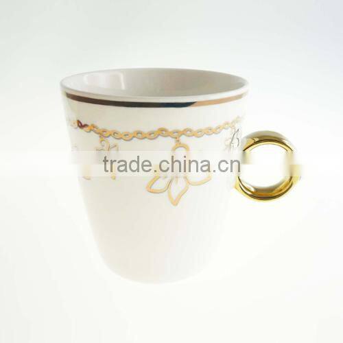 Alibaba Express Ceramic Vicacci Flower Ring Mug Made With Swarovski ElementsV2008A-093NBC-CC (WS1059-130807)