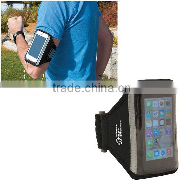 Neoprene mobile phone wrist bag running sports armband cell phone pouch