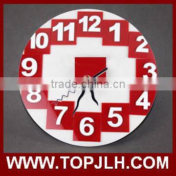 Sublimation blank decorative handmade wood wall clock