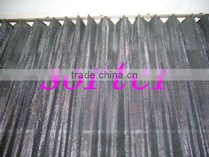 chic metallic cloth as dividers, screens, curtains