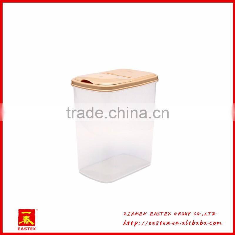 Flip-open cover food crisper plastic crisper