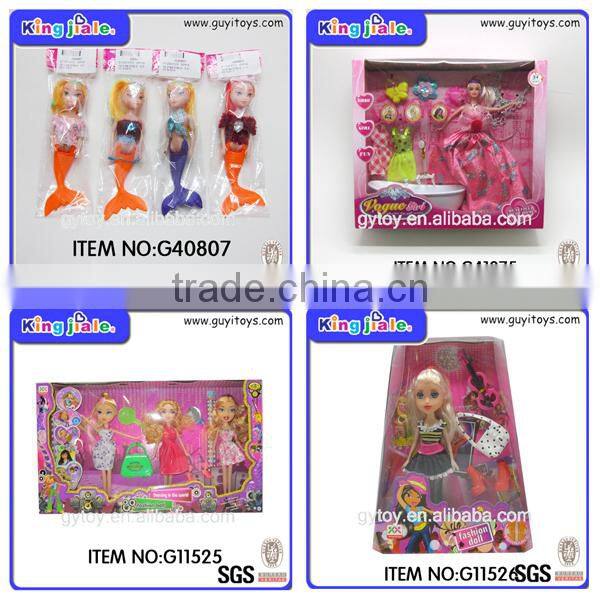 Newest design top quality plastic dolls for crafts