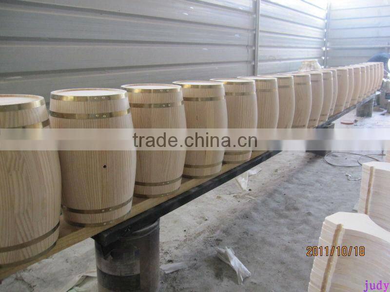 antique wooden barrels for beer