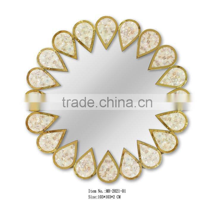 Excelent design Mother of pearl wall mirror