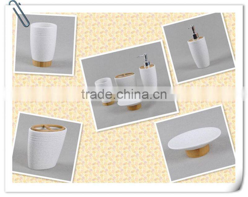 Ceramic modern home Bathroom accessories set elegant