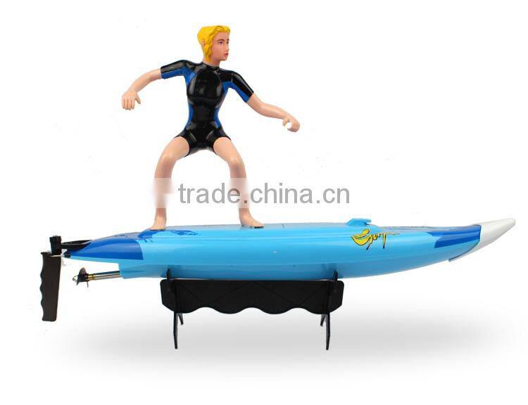 Alibaba Trade Assurance 2.4G RC Boat Toy Radio Remote Control RC Surfer for Summer