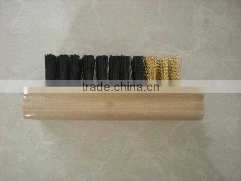 Mini Wooden Suede Shoe Brush