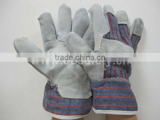 Luvas De Couro Rachadas Da Vaca Cow Split Leather Glove