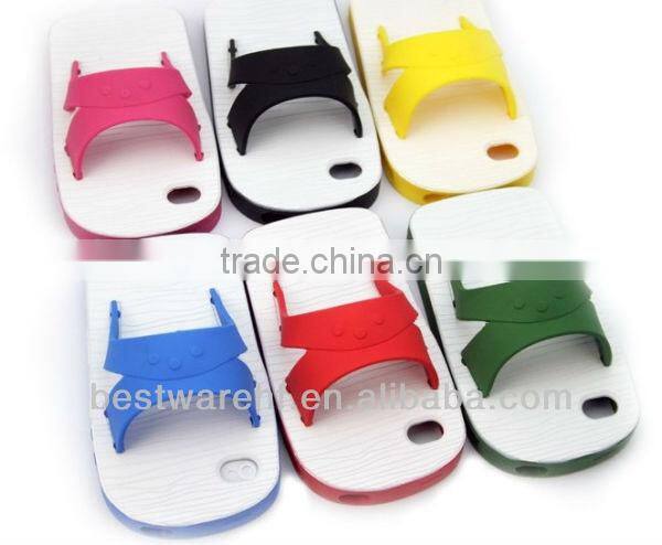 Fashion slippers cellphone case for apple iphone 5 5s