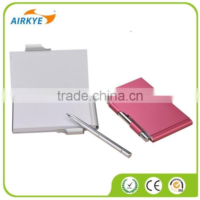 Customed colour Metal notebook with pen