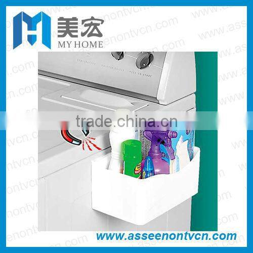 Magnetic plastic cleaning tool storage bins