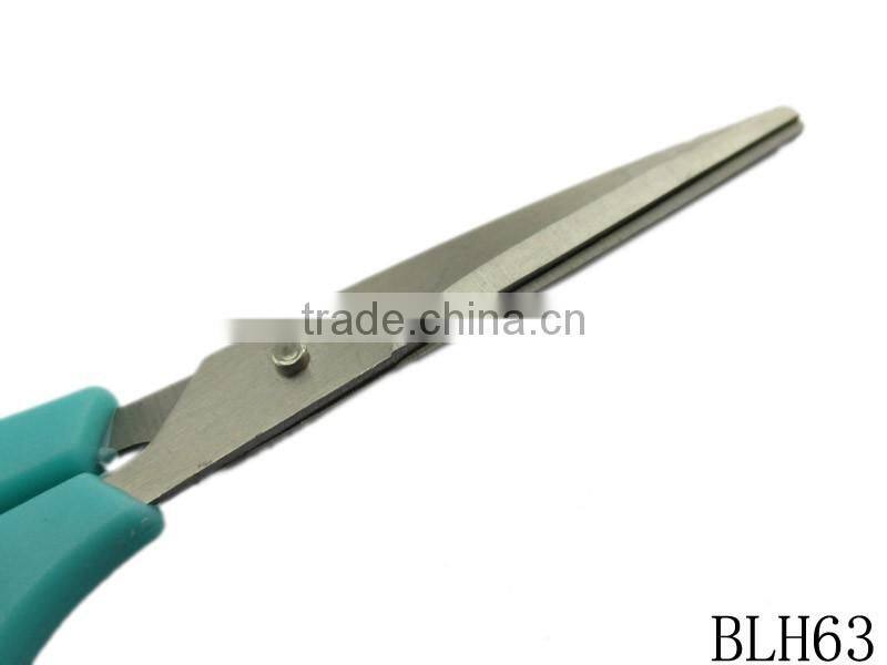 High quality rubber soft handle salad scissors