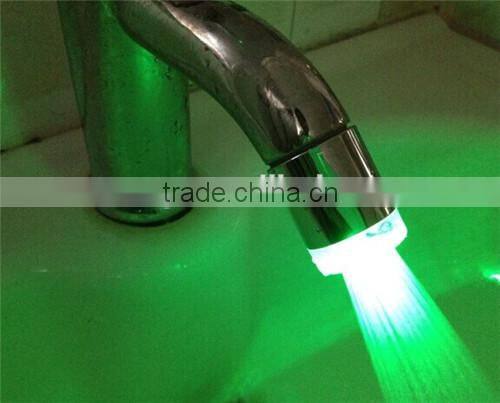 magic color changing with water temperature LED water faucet