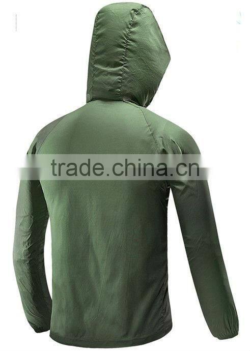 Unisex Spring Super Light 100% Nylon Water-Proof & Wind-Proof Outdoor Jacket