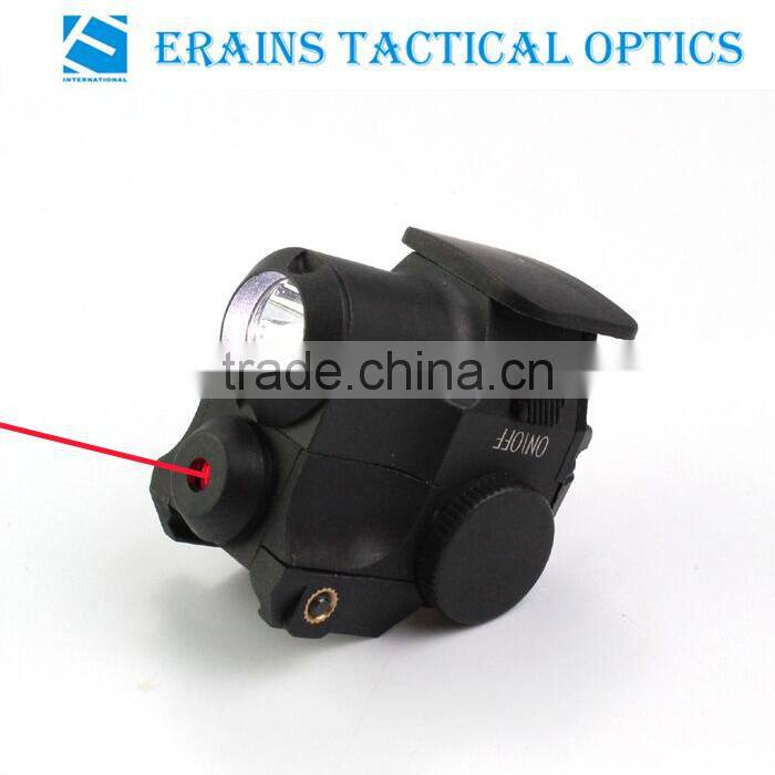 Super compact tactical subzero working red laser sight with 180 lumens CREE Q5 led flashlight