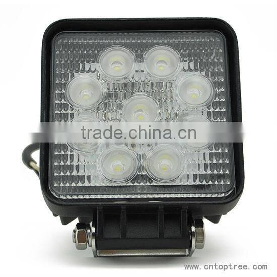 4inch 27w work light for truck and offroad 12v led tractor work light