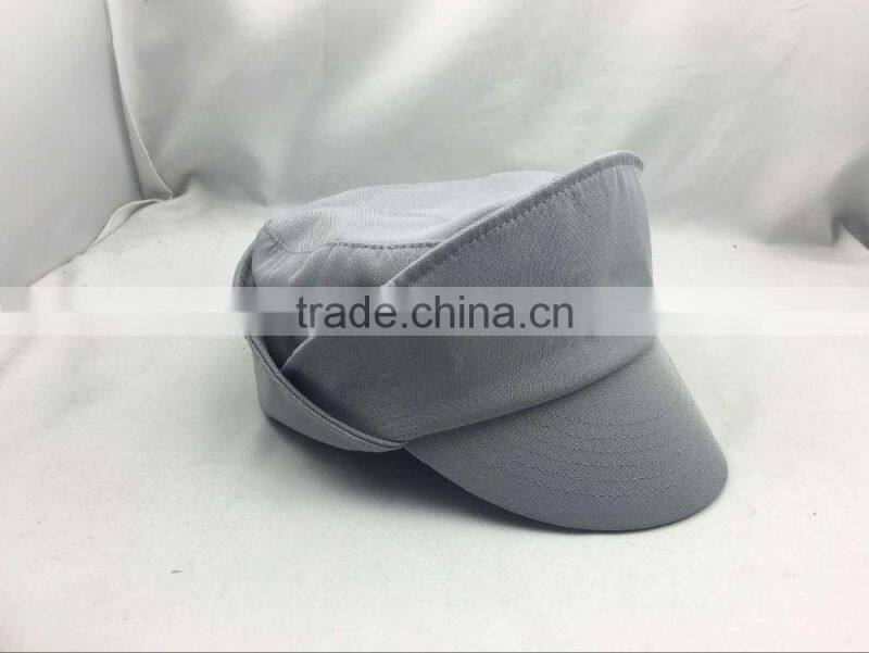 Customize 100% Cotton Military Caps and Stewardess Cap with Dongguan Factory