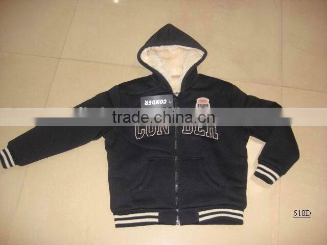 Garment Factory Sale Fleece Fabric Children Winter Coat