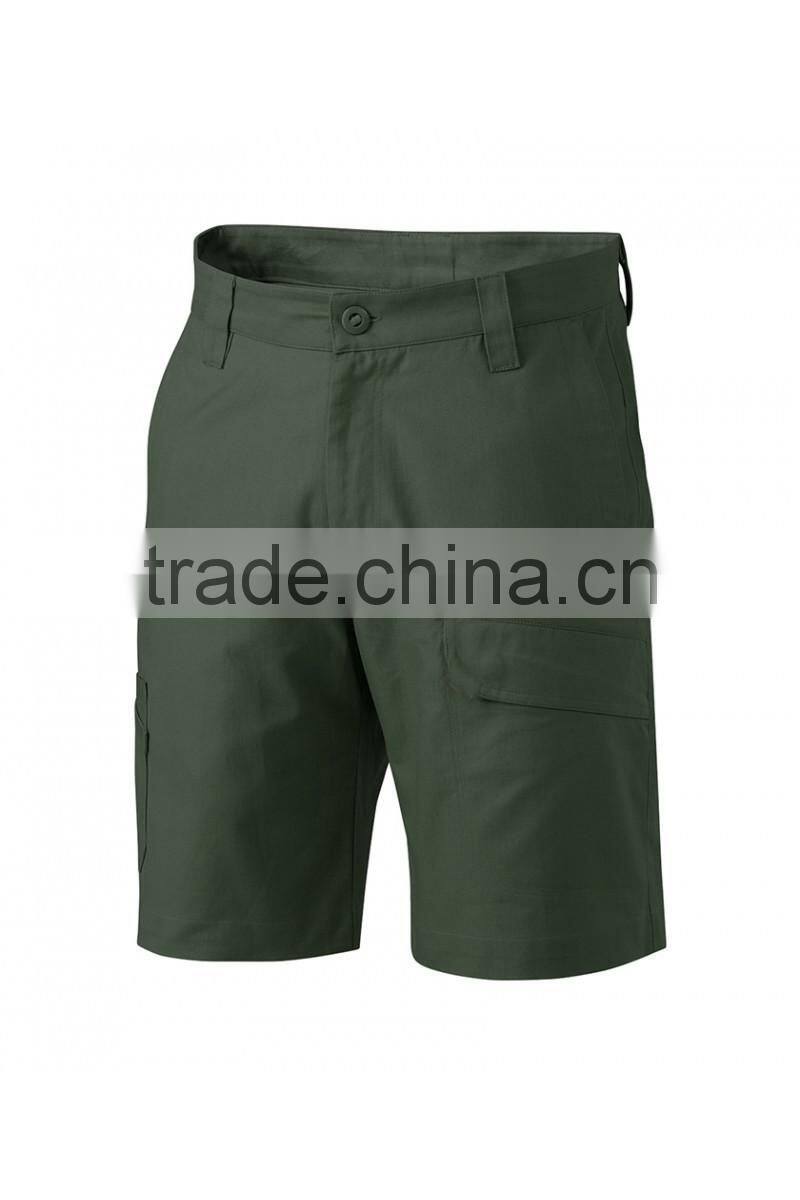 cotton Ripstop pockets work shorts pants mens cargo shorts