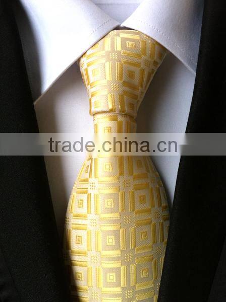 HDYF-42 Wholesale new design light gold for men's casual use neck tie