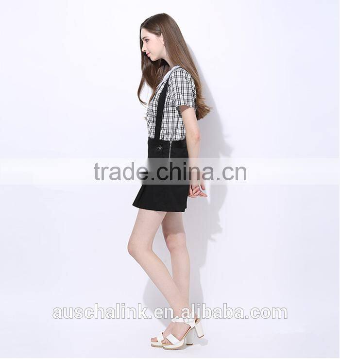 personalized summer ladies short pants suspenders fashion design