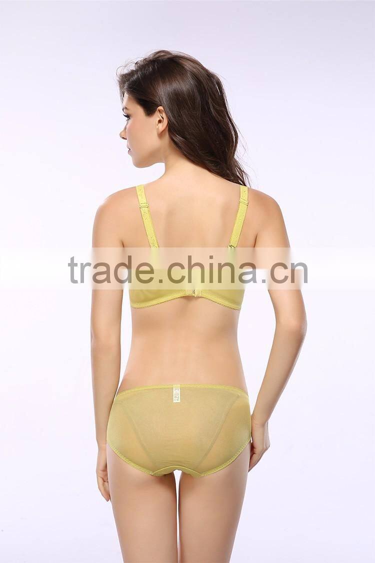 Made in china ladies net sexy panty set ladies latest design bra
