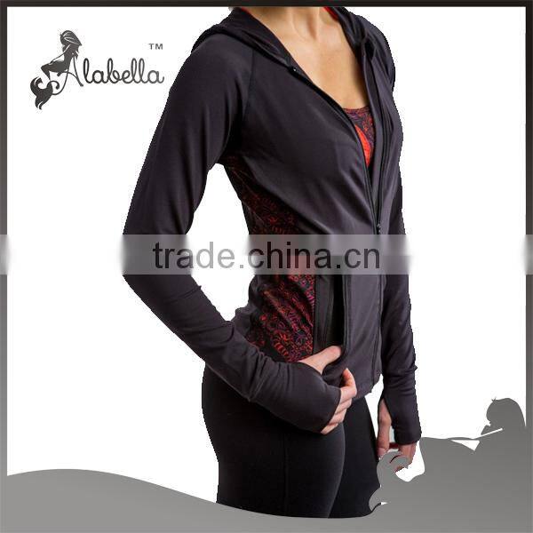 Fitness spandex Yoga jackets wholesale Sports Jacket