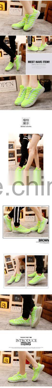 Top Level Fashion Design Glow In The Dark Shoes Luminous Shoes