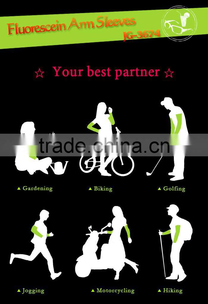 Fluorescein Anti UV Arm Compression Sleeves