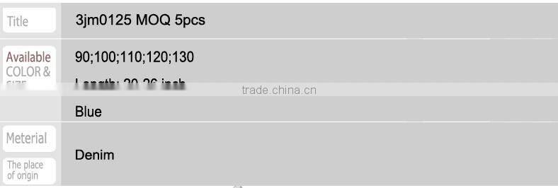 3jm0125 kids child's jeans MOQ 300pcs