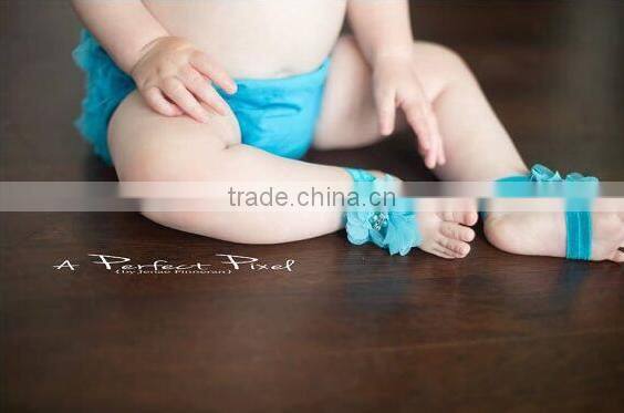 Wholesale foot flower chiffon accessories foot ornaments baby photography shooting props baby pearl foot flowers